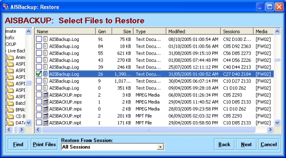 Restore All Sessions